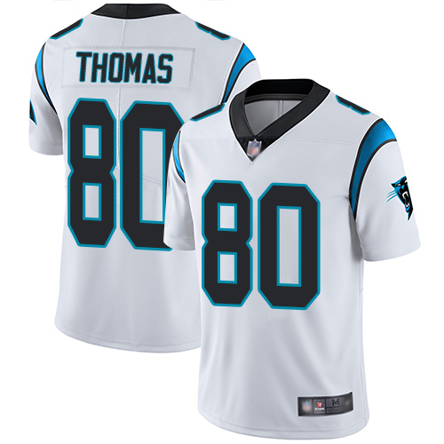 Carolina Panthers Limited White Men Ian Thomas Road Jersey NFL Football #80 Vapor Untouchable->carolina panthers->NFL Jersey